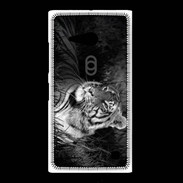 Coque Nokia Lumia 735 Tigre du Bengale en noir et blanc