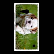 Coque Nokia Lumia 735 Chiot bulldog anglais 3