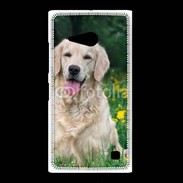 Coque Nokia Lumia 735 Portrait de Chien Golden 5