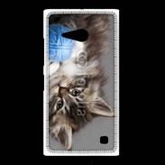 Coque Nokia Lumia 735 Chaton et pelote de laine