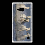 Coque Nokia Lumia 735 Chevaux de Camargue 1