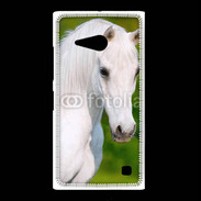 Coque Nokia Lumia 735 Portrait cheval blanc 10