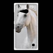 Coque Nokia Lumia 735 Portrait cheval blanc 11
