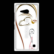Coque Nokia Lumia 735 Illustration cheval 5