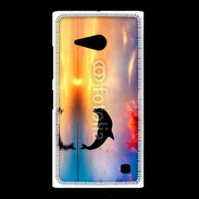 Coque Nokia Lumia 735 Dauphin dans l'océan 5