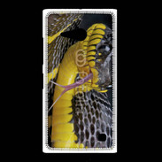 Coque Nokia Lumia 735 Serpent noir et jaune