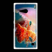 Coque Nokia Lumia 735 Méduse géante et poissons