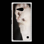 Coque Nokia Lumia 735 Chat persan blanc 5