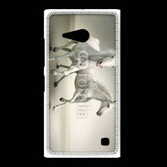 Coque Nokia Lumia 735 Chevaux blancs