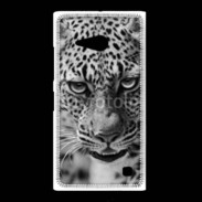 Coque Nokia Lumia 735 Léopard en noir et blanc 500