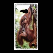 Coque Nokia Lumia 735 Famille de singe 50