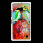 Coque Nokia Lumia 735 Oiseaux en peinture