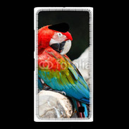 Coque Nokia Lumia 735 Macaw bleu et rouge 75