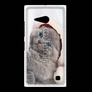 Coque Nokia Lumia 735 Petit chaton de noël 600