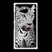 Coque Nokia Lumia 735 Léopard en noir et blanc 550