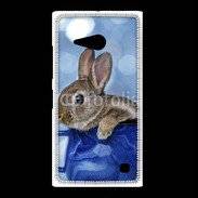 Coque Nokia Lumia 735 Lapin dans un mug bleu