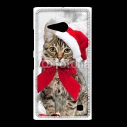 Coque Nokia Lumia 735 chat de noël 500