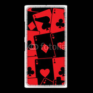 Coque Nokia Lumia 735 Cartes rouges et noires 5