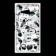 Coque Nokia Lumia 735 Multi visages