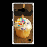 Coque Nokia Lumia 735 Cupcake moustache