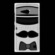 Coque Nokia Lumia 735 Moustache et casquette tête de mort