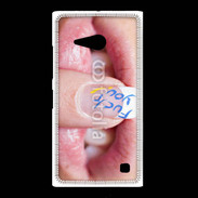 Coque Nokia Lumia 735 Fuck you 5