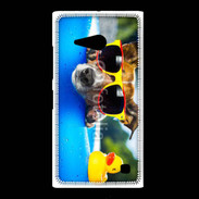 Coque Nokia Lumia 735 Chien à la piscine 5