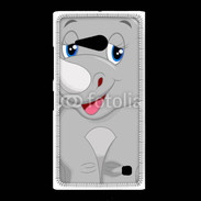 Coque Nokia Lumia 735 Rhinocéros Cartoon 500