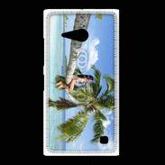 Coque Nokia Lumia 735 Palmier et charme sur la plage