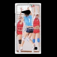 Coque Nokia Lumia 735 Joueuses de volleyball au filet 2