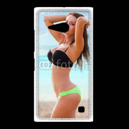 Coque Nokia Lumia 735 Belle femme à la plage 10