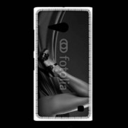 Coque Nokia Lumia 735 Jambe sexy en noir et blanc 10