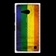 Coque Nokia Lumia 735 Drapeau gay vintage