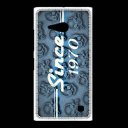 Coque Nokia Lumia 735 Since crane bleu 1970