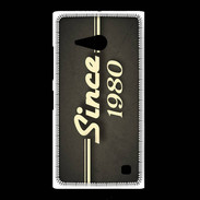 Coque Nokia Lumia 735 Since 1980 gris