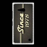 Coque Nokia Lumia 735 Since 1978 gris