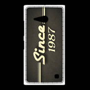 Coque Nokia Lumia 735 Since 1987 gris
