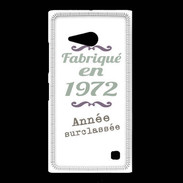 Coque Nokia Lumia 735 Fabriqué en 1972 ZG