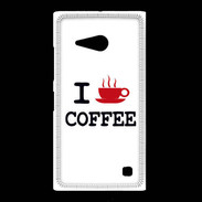 Coque Nokia Lumia 735 I love Coffee