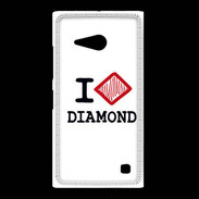 Coque Nokia Lumia 735 I love Diamond