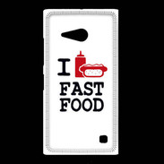 Coque Nokia Lumia 735 I love Fast Food
