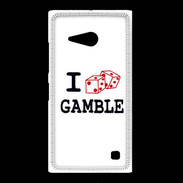 Coque Nokia Lumia 735 I love Gamble
