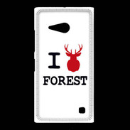 Coque Nokia Lumia 735 I love Forest