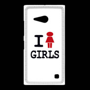 Coque Nokia Lumia 735 I love Girl