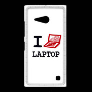 Coque Nokia Lumia 735 I love Laptop