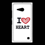 Coque Nokia Lumia 735 I love Heart