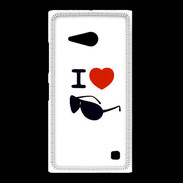 Coque Nokia Lumia 735 I love Lunette Fun 2