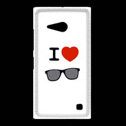 Coque Nokia Lumia 735 I love Lunette Fun 4