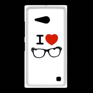 Coque Nokia Lumia 735 I love Lunette 