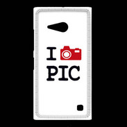 Coque Nokia Lumia 735 I love Pic